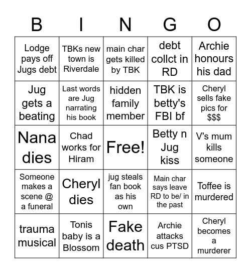 spicy bonus Bingo Card