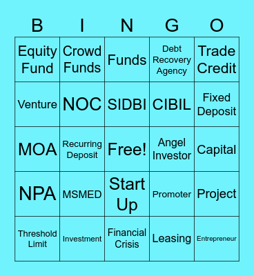 RETAIL BANKING Bingo Card