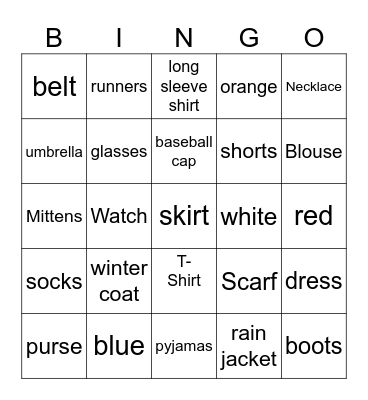 Sp 10  ROPA Bingo Card