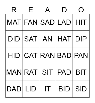 ICM AFTER SCHOOL  Bingo Card