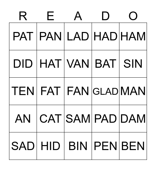 ICM AFTER SCHOOL  Bingo Card