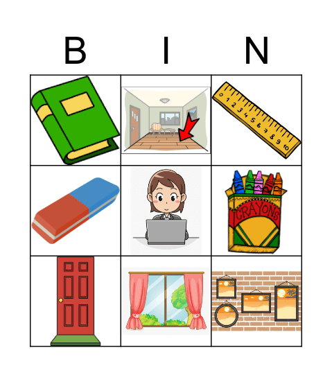 Vocabulary Bingo Card