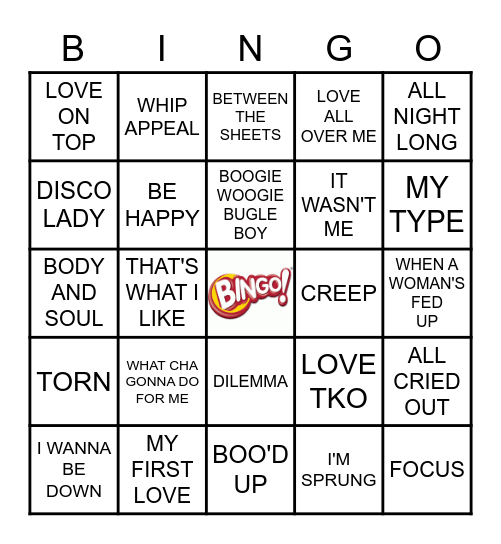 KAMIKAZI KARAOKE              211-21 Bingo Card