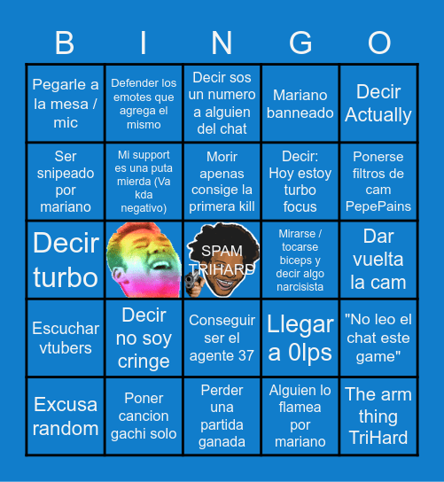 INCLASKY Bingo Card