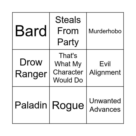 That Guy Bingo Card