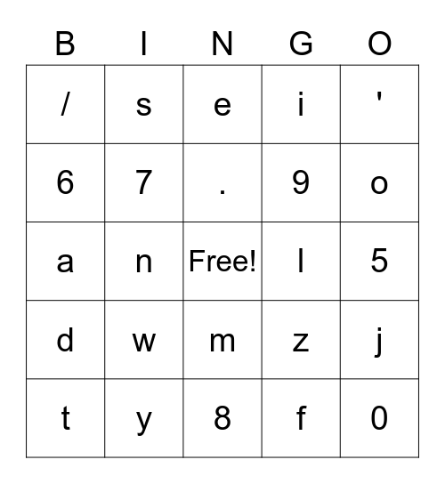 Respiratory System Bingo Card