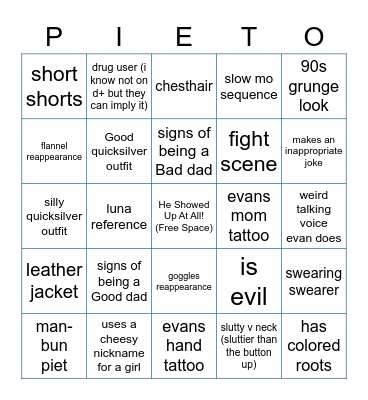 WandaVision Creates Morgan's Ideal Pietro Bingo Card