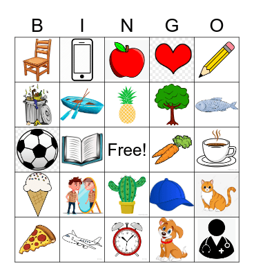 Descriptor Bingo Card