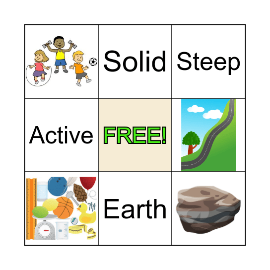 VOCAB BINGO Card