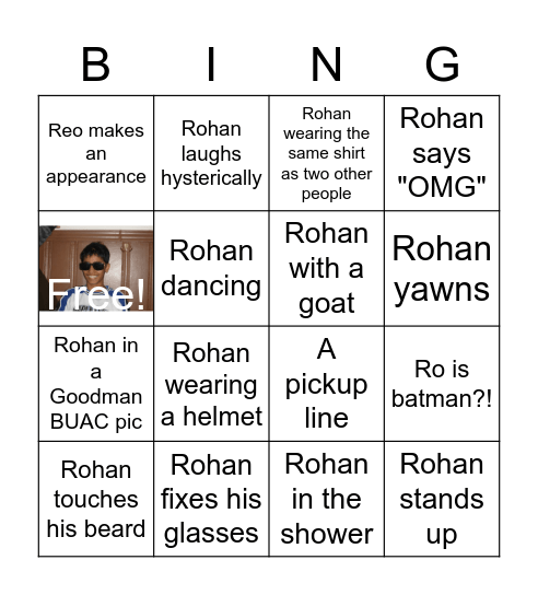 RoBingo Card