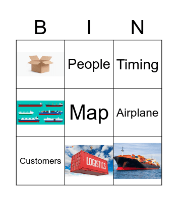 Logistics Bingo Card