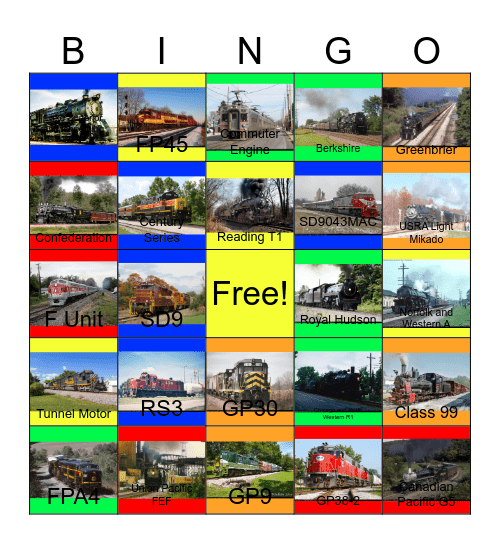 Indiana Bingo Card