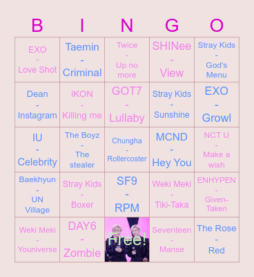 @dwaejitokki1 Bingo Card