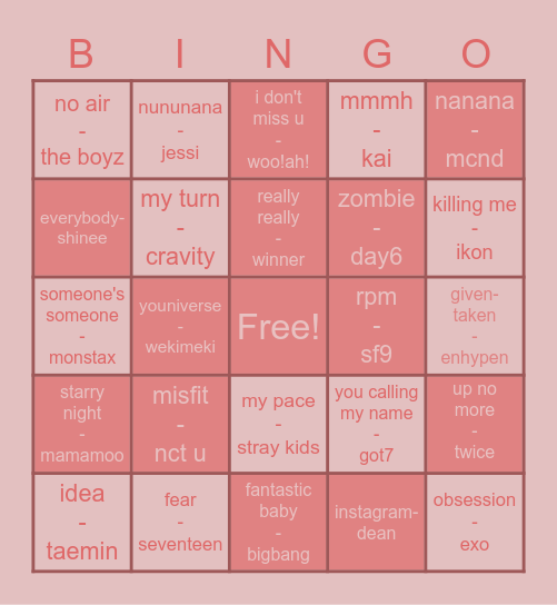 @mun0666624 Bingo Card