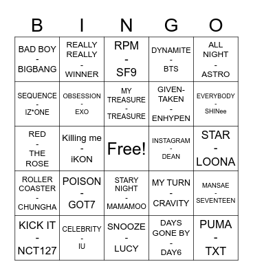 @LibreMaan Bingo Card