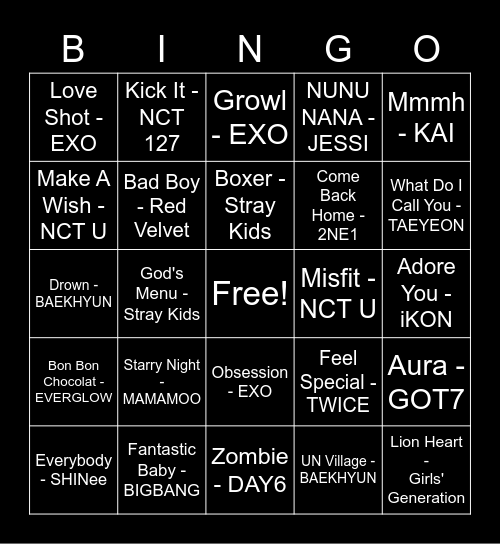 @mo_onbyullie Bingo Card