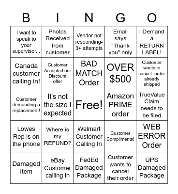 UBS CS BINGO GAME Bingo Card