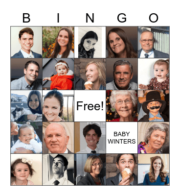 Family BINGO Card
