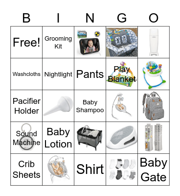 Baby Boy Weeter Bingo Card
