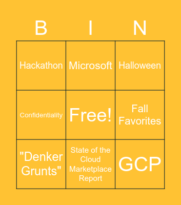 Tackle Spooky Season Bingo Card