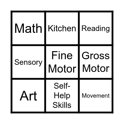 eLearning Bingo Card