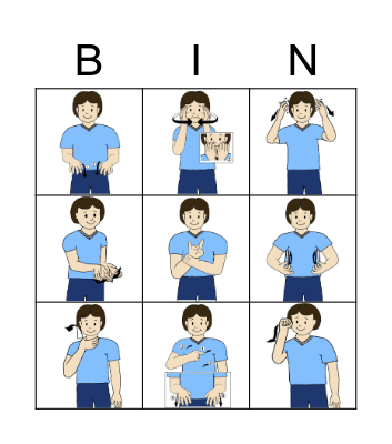 Zoo Animals Bingo Card