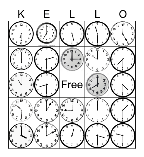 Kellobingo Card