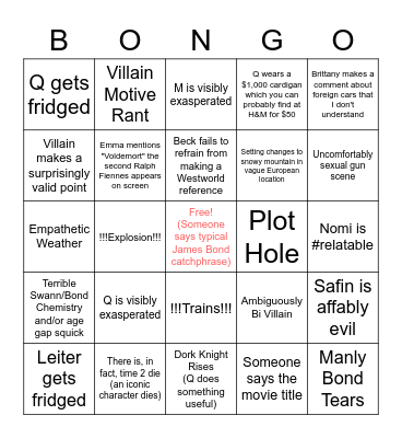 No Time 2 Bongo Bingo Card