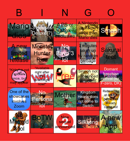Direct 2/17/21 Bingo Card