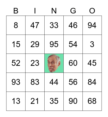 Dr. Marty Party Bingo Card