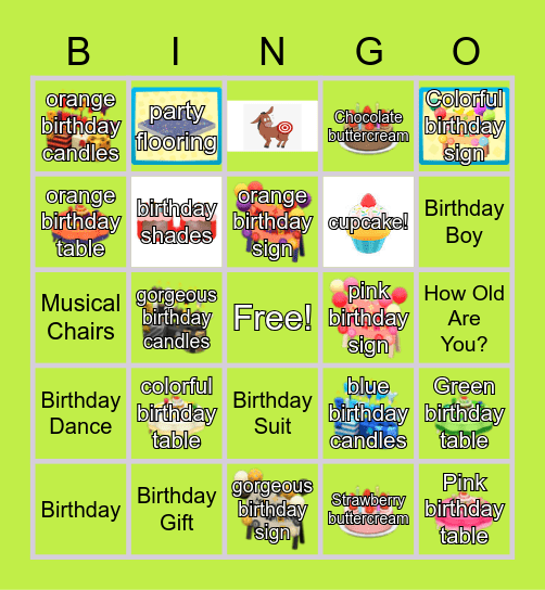 EAP FUN EVENT Birthday Bingo Card