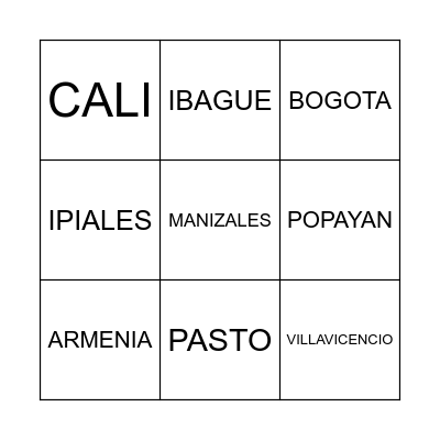 CITIES WITH MARIST SCHOOLS Bingo Card