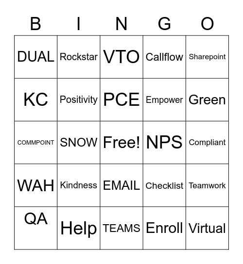 Play Some Bingo Card