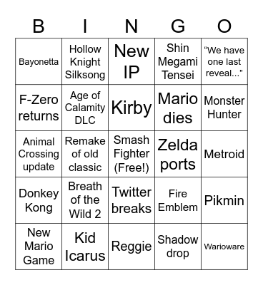 Return of the Prodigal Direct Bingo Card