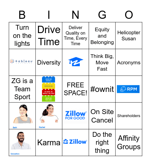 Zillow Offers - Bingo Card