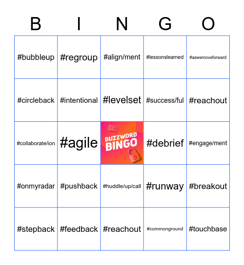 Buzzword Bingo Card