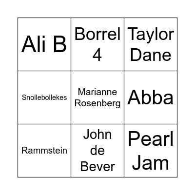 FrikandellenFeest Bingo Card