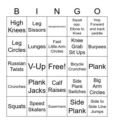 Holy Spirit High Bingo Blitz Bingo Card