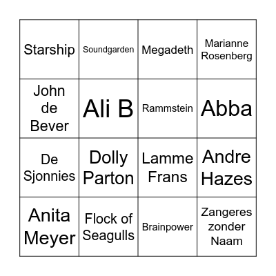 FrikandellenFeest Bingo Card