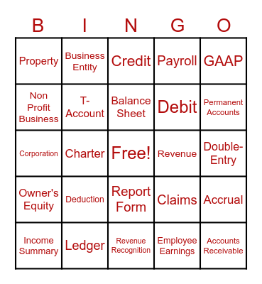 Temple MAcc - T for Temple Bingo Card