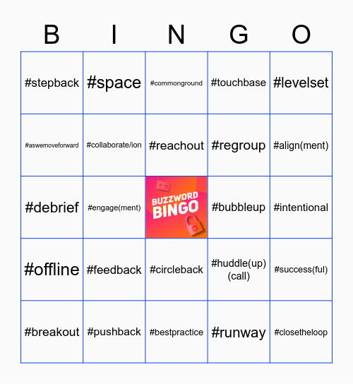 Buzzword Bingo - Let's Have Fun! Bingo Card