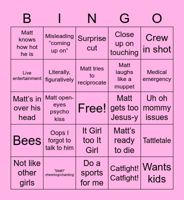 b i n g o Bingo Card