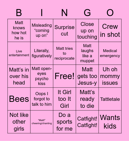 b i n g o Bingo Card