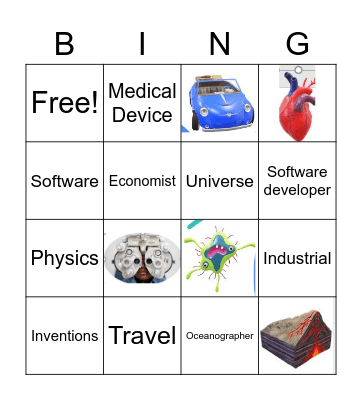 S.T.E.M. Bingo Card