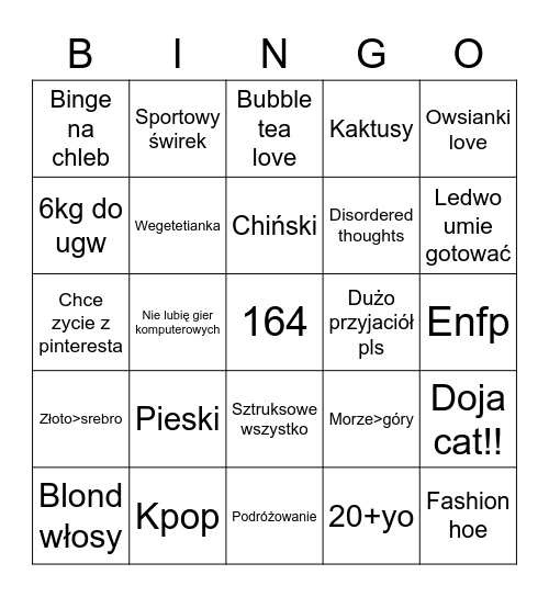 A. Bingo Card