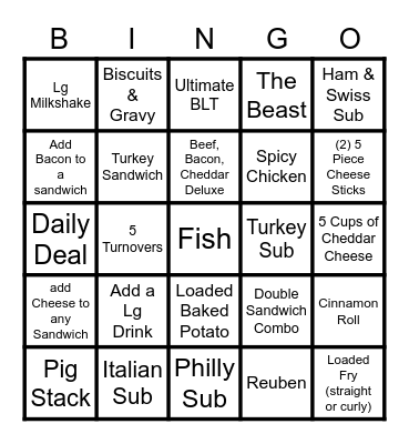 Rancher's Bingo Card