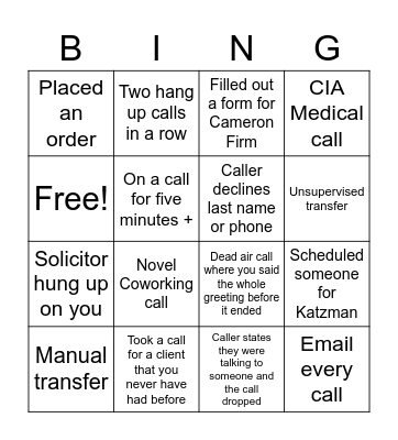 Roamer Bingo Card