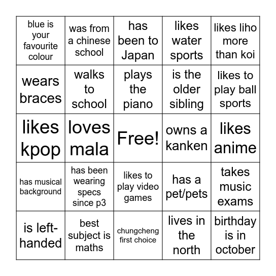 CO ice breaker ! Bingo Card