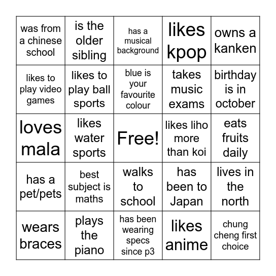 CO ice breaker ! Bingo Card