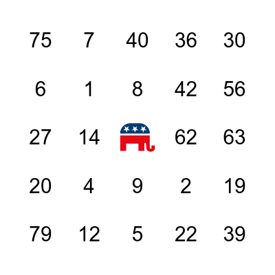 CIVICS 101 Bingo Card
